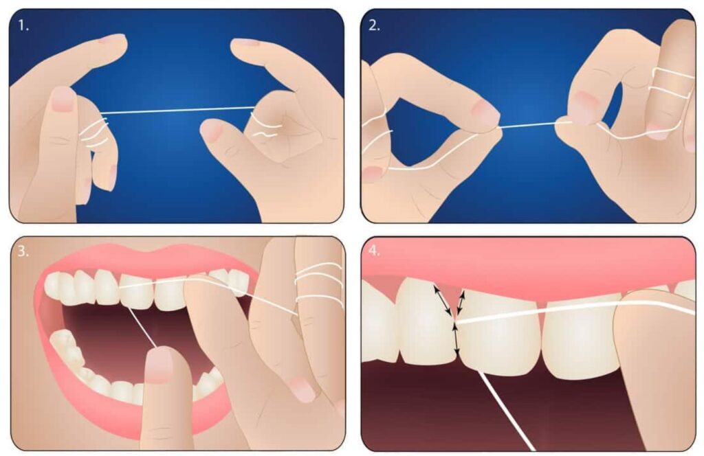 how to use dental floss